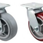 4 X 2 Inch Swivel Casters, Replacement casters, Top Plate Casters and wheels, DURATOUGH PU/POLYOLEFIN