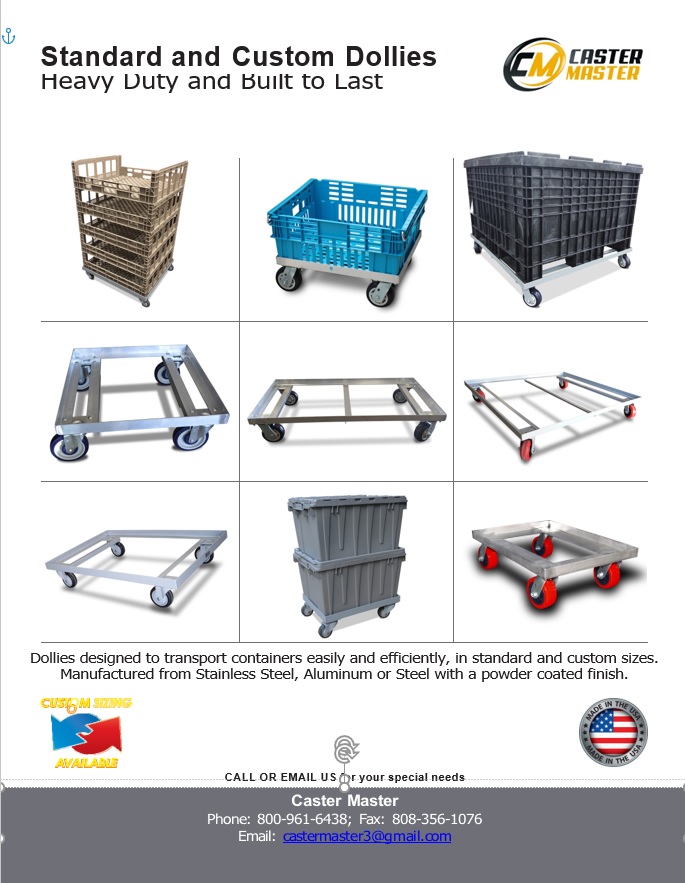 dollies-dollies flyer-dolly wheels and casters-dollies custom 